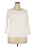Roz & Ali Ivory Pullover Sweater Size 2X - photo 1