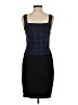 Bailey 44 Plaid Blue Cocktail Dress Size S - photo 2