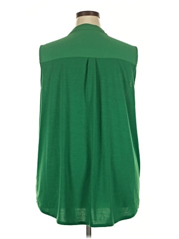 Indigo Rose Sleeveless Blouse (view 2)