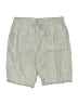 Chico's 100% Linen Stripes Gray Shorts Size Sm (0.5) - photo 1