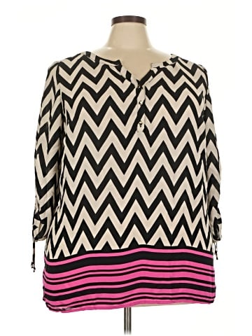 Tacera 3/4 Sleeve Blouse (view 1)