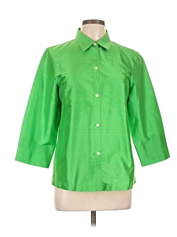 Lauren by Ralph Lauren 3/4 Sleeve Silk Top (view 1)