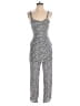 Gap 100% Rayon Animal Print Gray Black Jumpsuit Size 0 - photo 1