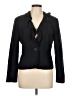Chaps Black Blue Silk Blazer Size 12 - photo 1