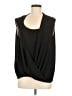 BCBGMAXAZRIA 100% Polyester Black Sleeveless Blouse Size M - photo 1