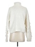 Aqua Hearts Ivory Turtleneck Sweater Size S - photo 2