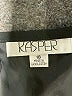 Kasper 100% Polyester Solid Black Formal Skirt Size 16 - photo 4