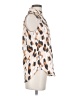 Ann Taylor 100% Polyester Animal Print Ivory Sleeveless Blouse Size XS - photo 4