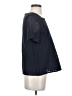 Tory Burch Chevron-herringbone Black Short Sleeve Top Size S - photo 4