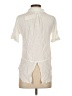 Sim & Sam 100% Rayon Ivory Short Sleeve Blouse Size S - photo 2