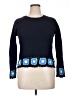 Joseph A. 100% Cotton Blue Pullover Sweater Size L - photo 1