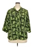 Notations Green 3/4 Sleeve Button-Down Shirt Size 2X (estimated) - photo 1