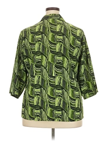 Notations 3/4 Sleeve Button-Down Shirt (view 2)