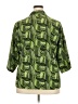 Notations Green 3/4 Sleeve Button-Down Shirt Size 2X (estimated) - photo 2