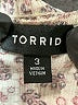 Torrid Floral Ivory 3/4 Sleeve Blouse Size 3X Plus (3) - photo 7