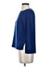 Dalia Collection 100% Polyester Blue 3/4 Sleeve Blouse Size S - photo 5
