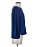 Dalia Collection 100% Polyester Blue 3/4 Sleeve Blouse Size S - photo 4