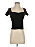 DAZY 100% Viscose Black Short Sleeve Top Size S - photo 1