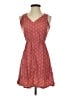 Old Navy 100% Rayon Hearts Red Casual Dress Size XS - photo 1