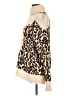 Witty Fox Animal Print Tan Pullover Sweater Size L - photo 5