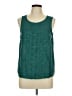 American Eagle Outfitters 100% Polyester Teal Sleeveless Top Size L - photo 1