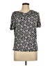 George Black Short Sleeve Blouse Size L - photo 1