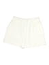 Unbranded 100% Polyester Solid Ivory Athletic Shorts Size L - photo 1