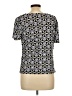 George Black Short Sleeve Blouse Size L - photo 2