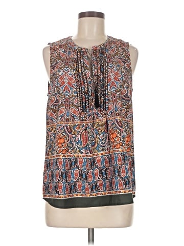 Pale Sky Sleeveless Blouse (view 1)
