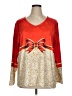 Unbranded Red Long Sleeve Blouse Size 1X - photo 1