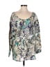 Assorted Brands Silver 3/4 Sleeve Blouse One size - photo 1