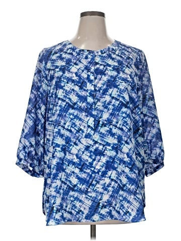 Not Your Daughter's Jeans 3/4 Sleeve Blouse (view 1)