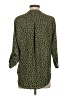 Lush 100% Polyester Animal Print Green 3/4 Sleeve Blouse Size S - photo 2