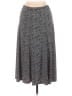 Christopher & Banks Print Gray Casual Skirt Size M - photo 1