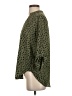 Lush 100% Polyester Animal Print Green 3/4 Sleeve Blouse Size S - photo 5