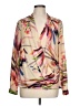 HD in Paris 100% Polyester Print Tan 3/4 Sleeve Blouse Size 12 - photo 1