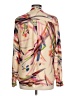 HD in Paris 100% Polyester Print Tan 3/4 Sleeve Blouse Size 12 - photo 2