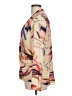 HD in Paris 100% Polyester Print Tan 3/4 Sleeve Blouse Size 12 - photo 5
