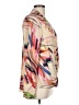 HD in Paris 100% Polyester Print Tan 3/4 Sleeve Blouse Size 12 - photo 4