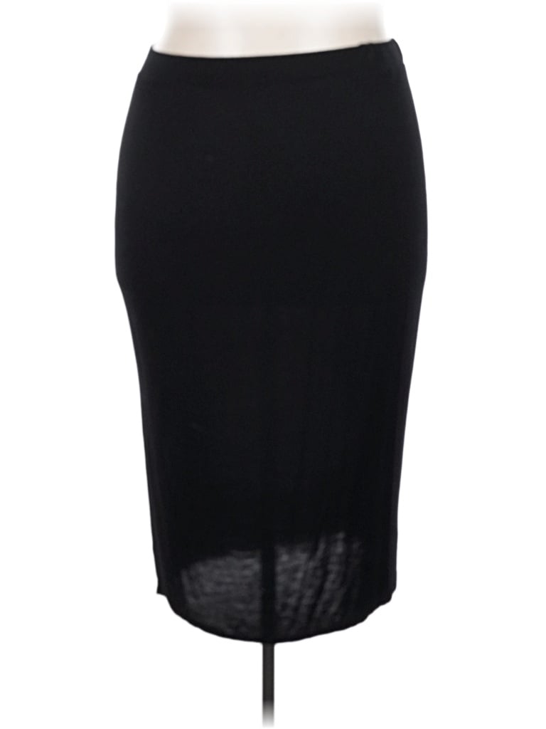 Pre-owned Boohoo Formal Skirt In Black
