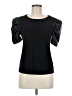 Joseph Ribkoff Black Short Sleeve Top Size 6 - photo 1