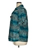 Elementz Paisley Teal Short Sleeve Blouse Size 1X - photo 5