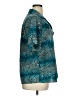 Elementz Paisley Teal Short Sleeve Blouse Size 1X - photo 4
