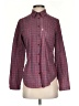 Levi's Houndstooth Red Long Sleeve Blouse Size S - photo 1