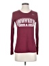 Nike 100% Polyester Burgundy Long Sleeve Top Size S - photo 1