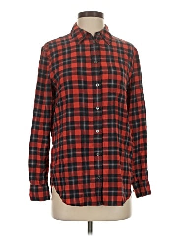 Equipment Long Sleeve Button-Down Shirt (view 1)