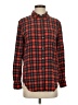 Equipment Plaid Red Long Sleeve Button-Down Shirt Size XS - photo 1