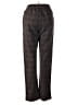Mystree 100% Polyester Plaid Brown Casual Pants Size S - photo 2