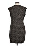 Nine West Animal Print Brown Casual Dress Size L - photo 2