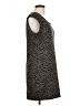 Nine West Animal Print Brown Casual Dress Size L - photo 4
